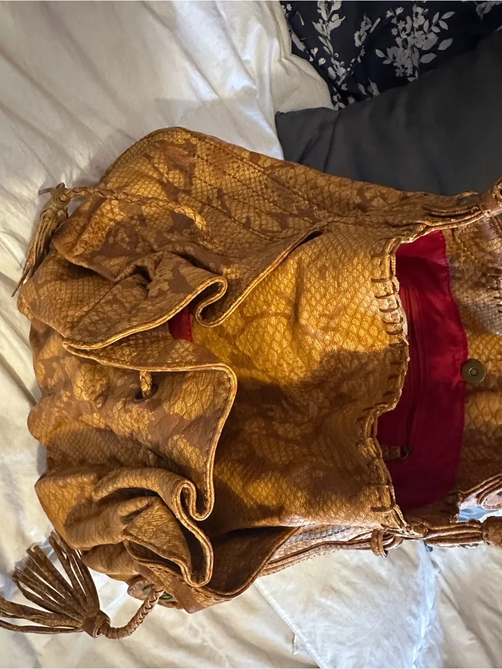 Vintage Bohemian hobo bag by Marc Ecko